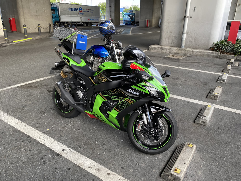 ZX-10Rの慣らし終了と初回点検・オイル交換 その14