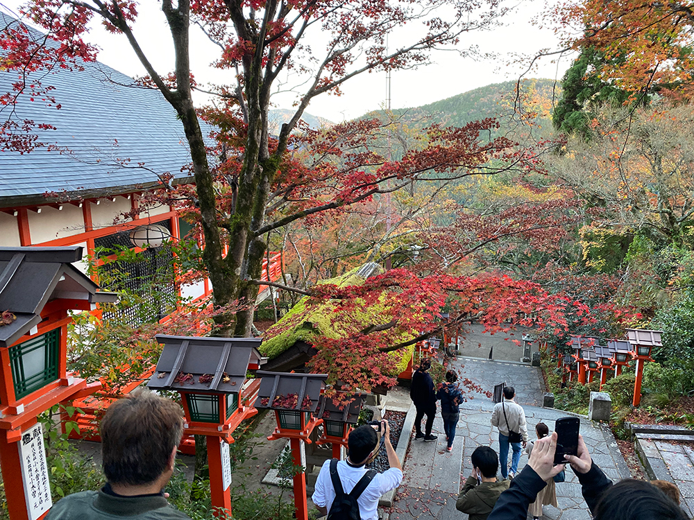 紅葉を見に鞍馬寺にマスツー行ってきました その19